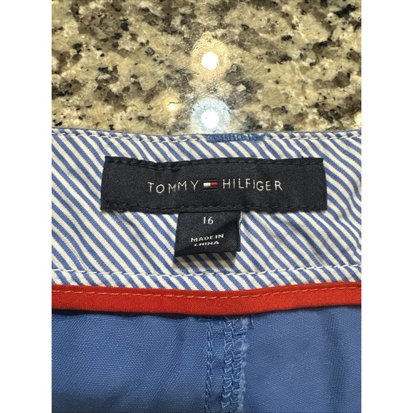 New Tommy Hilfiger Boy's Slim Size 16 Blue 100% Cotton Pants/Jeans Retail $44 - Picture 6 of 11